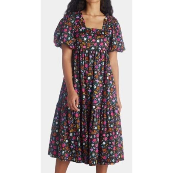 Crosby Molly Dress in Burch Marigold Pattern Sz. M - Picture 1 of 7